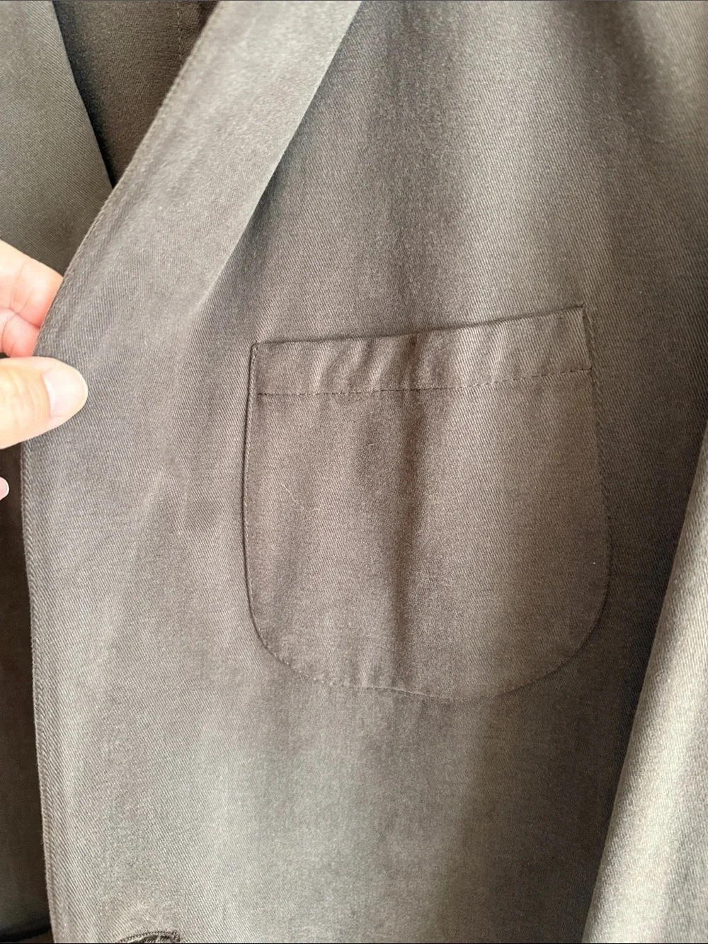 Stoffa Men's Brown Single-Button Blazer